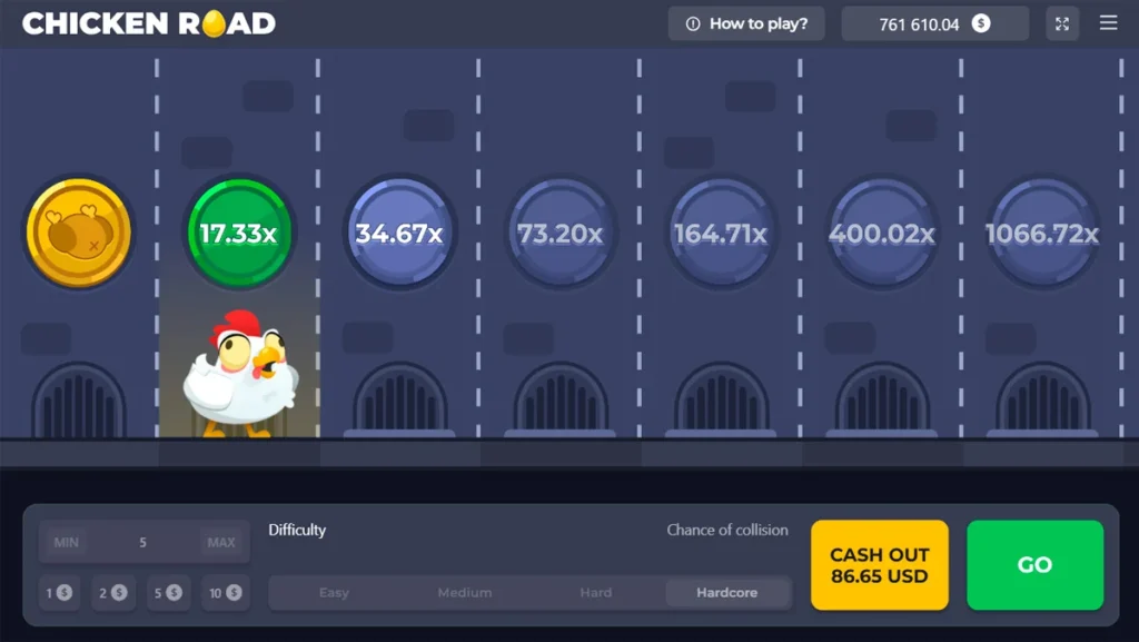 how to play chicken road